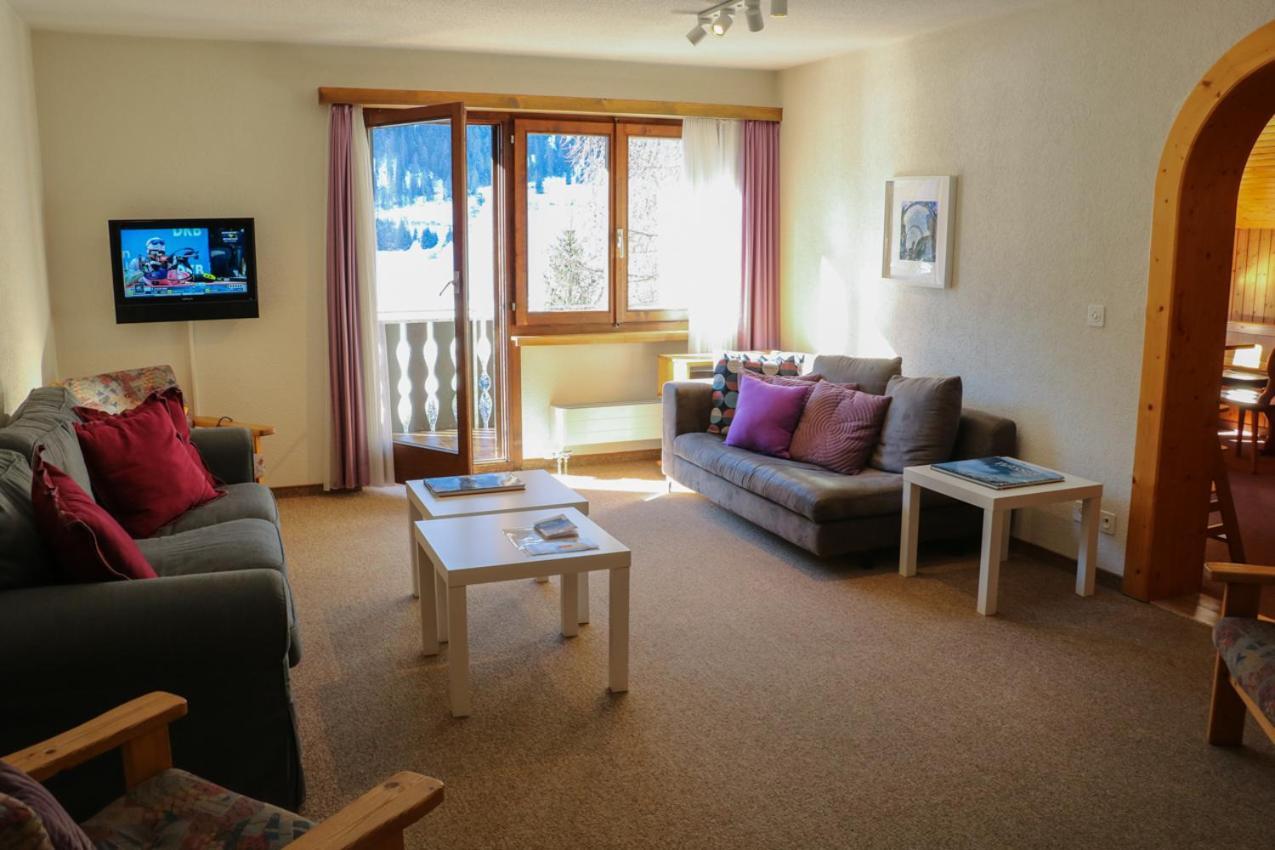 Apartmán Chesa Dominium Bergün Exteriér fotografie
