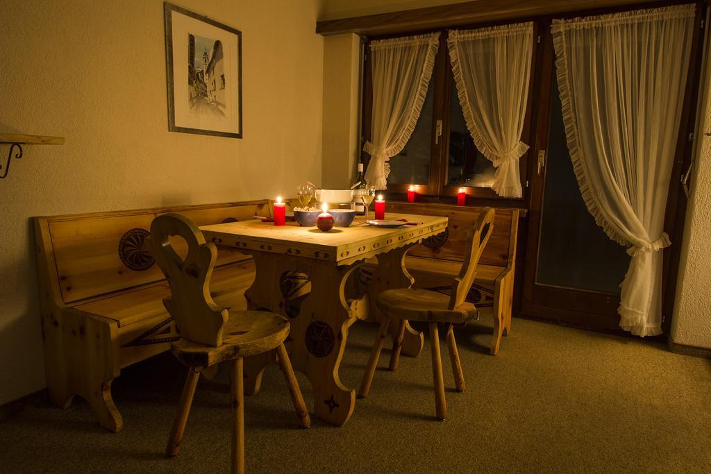Apartmán Chesa Dominium Bergün Exteriér fotografie